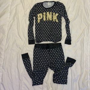 Pink pajama set